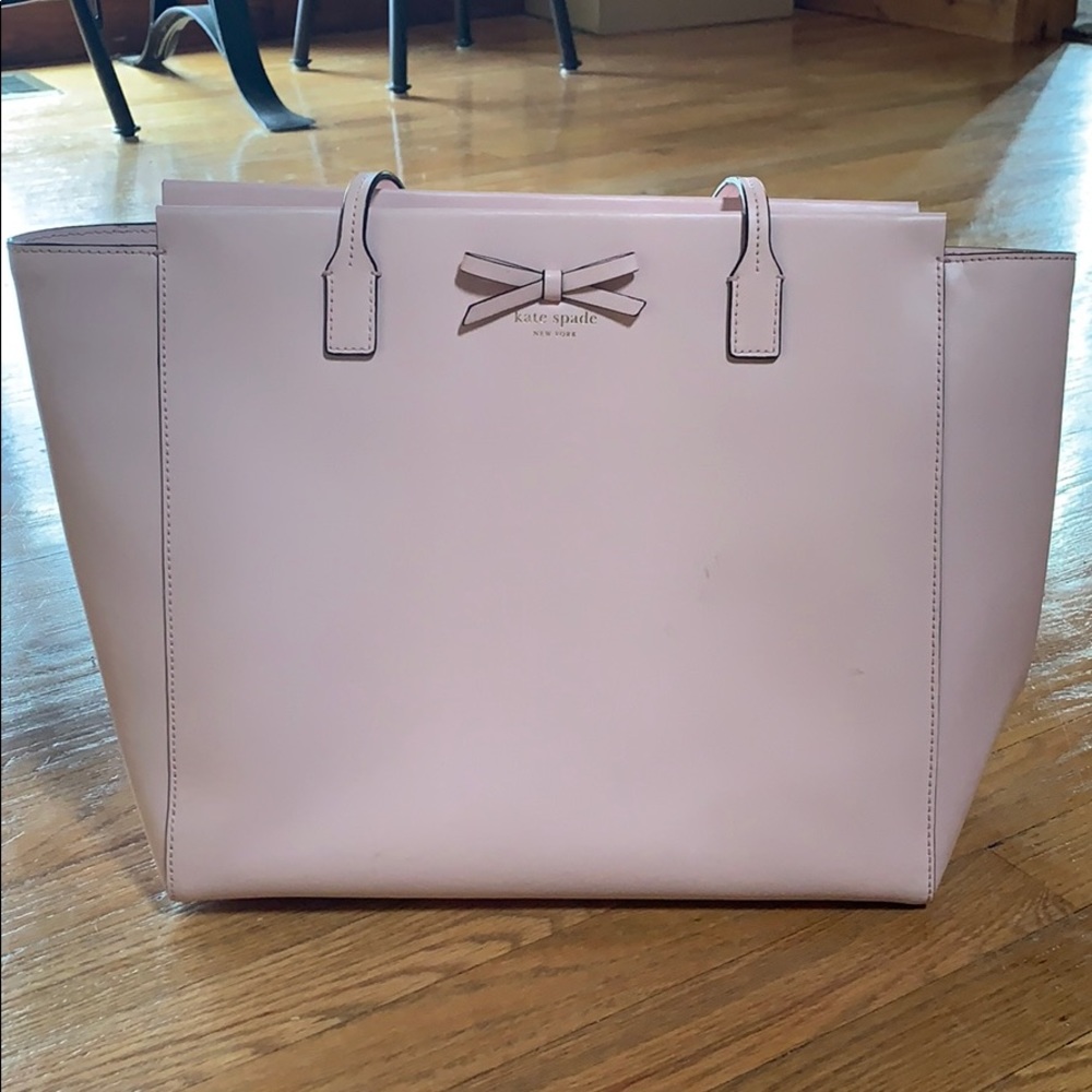 Large light pink Kate Spade Tote